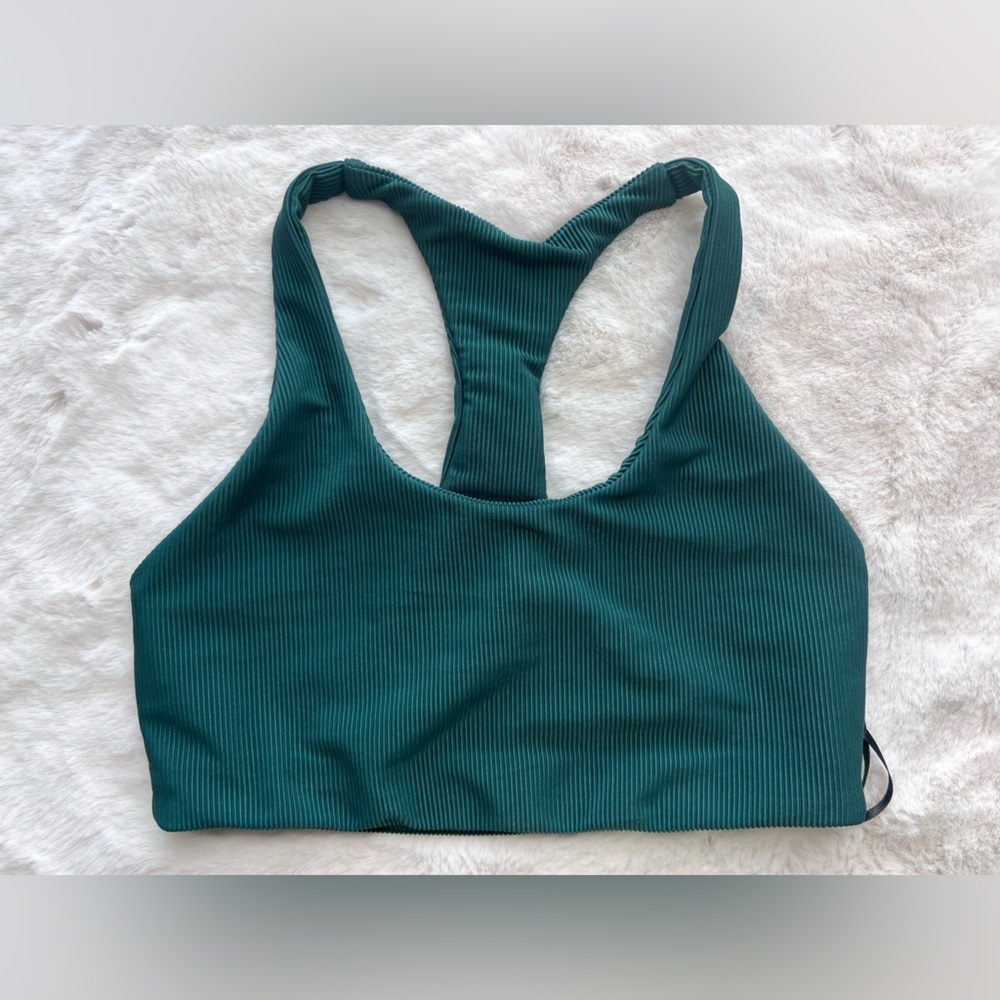 NWT: Beach Riot Sport Bra in Green